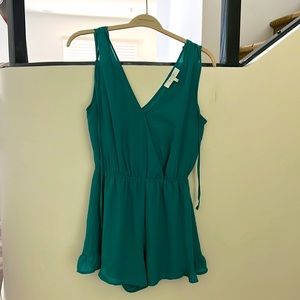ASTR the Label Turquoise/Teal Romper